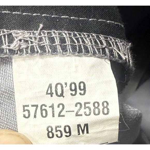 VTG Levis Silvertab Pants Mens 33x29.5 Gray Baggy Skater 90s Adjust Knee Pockets - Picture 4 of 8